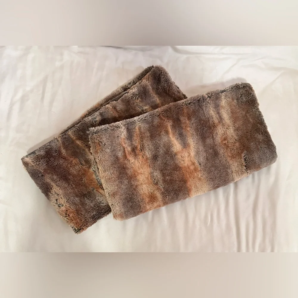 Faux Fur King Size Pillow Shams.